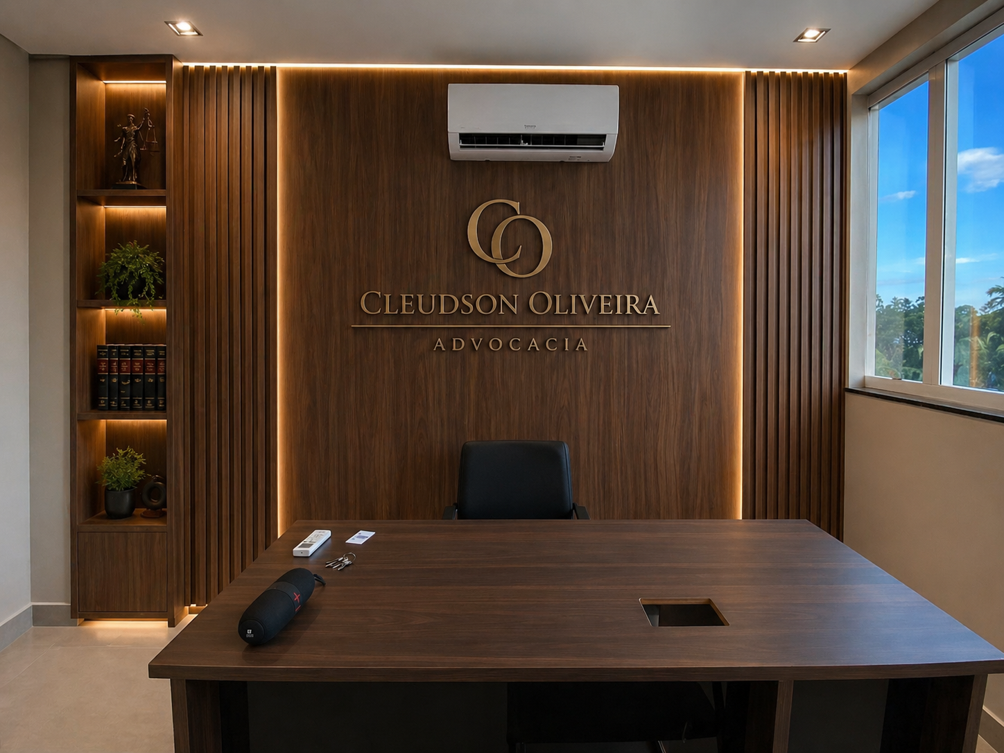 Sala do escritório Cleudson Oliveira Advocacia